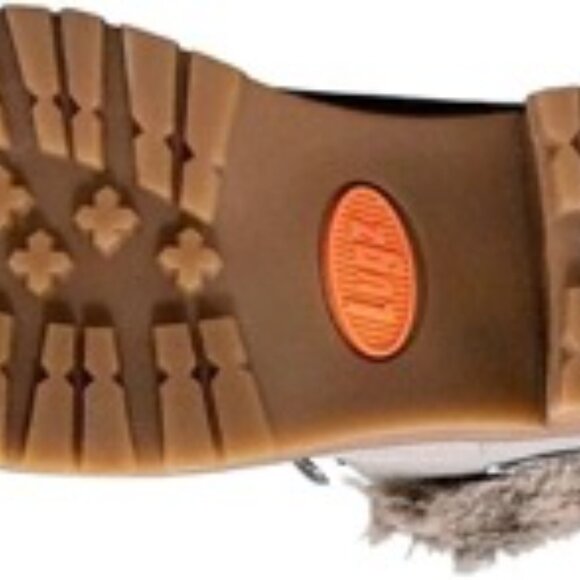 Lugz Women's Flirt Hi Fur Classic 6-in Chukka Fashion Boot Combat Grey Size 6 - Picture 5 of 5